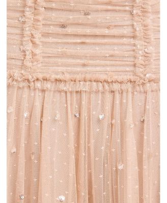 Gigi Dot One-Shoulder Rouched Gown