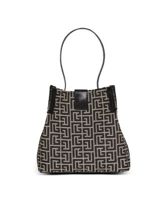 Release Bucket Bag in Jacquard and Calfskin