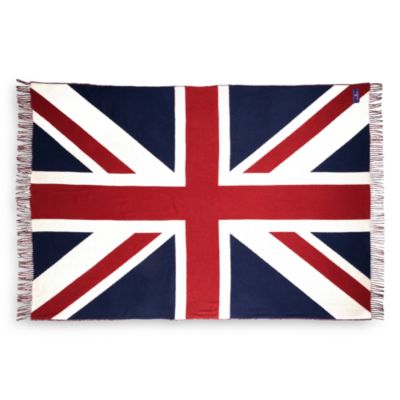 Union Jack Merino Wool Throw