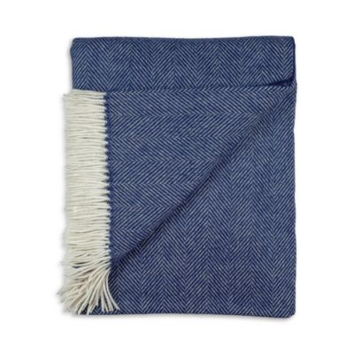 Herringbone Merino Wool Throw 