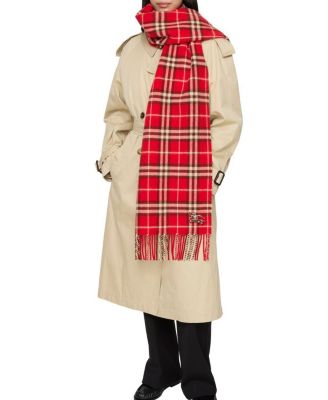  Check Cashmere Scarf