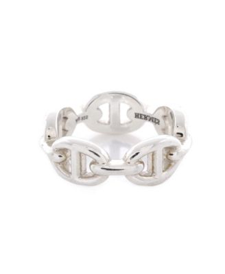 Small Chaine d'Ancre Enchainee Ring Sterling Silver