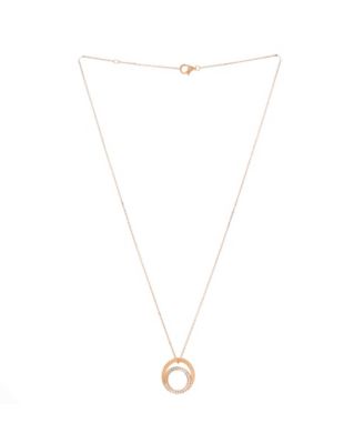 Etincelle de Cartier Pendant Necklace 18K Rose Gold with Diamonds, 15.25 - 16.5"