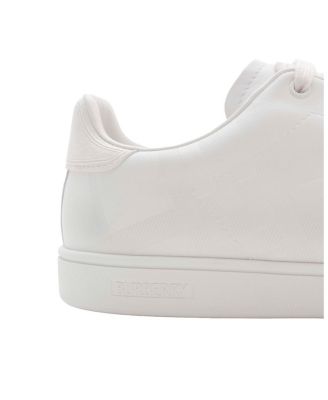  Men's Embossed Check Leather Set Sneakers