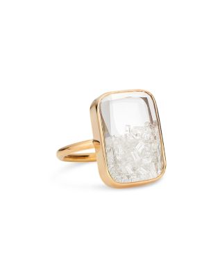 Moritz Glik 18K Yellow Gold Diamond Shaker Ring