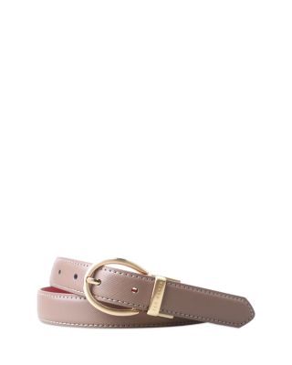 Women's Rondelle Reversible Textured Leather Belt