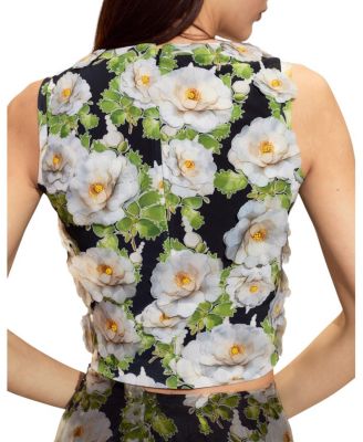 Cornelia Flower Applique Women's Top