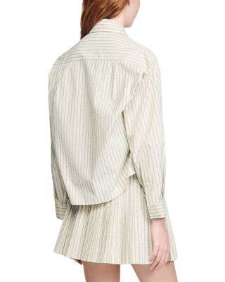 Striped Rhinestone Shirt