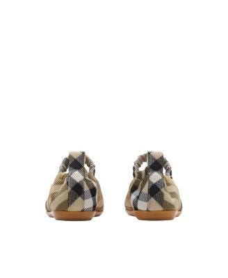 Unisex Check Ballerinas - Big Kid