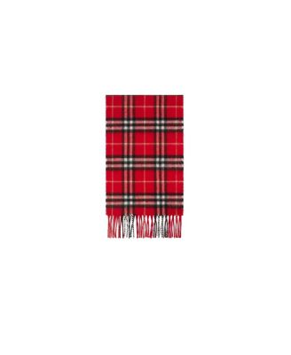 Unisex Check Cashmere Scarf