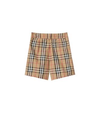 Boys' Check Cotton Oxford Shorts - Little Kid, Big Kid