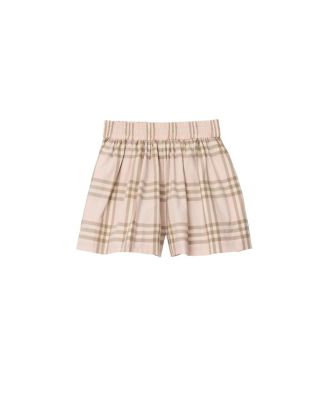 Girls' Check Cotton Shorts - Little Kid, Big Kid
