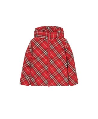 Girls' Check Hooded Puffer Coat - Little Kid, Big Kid