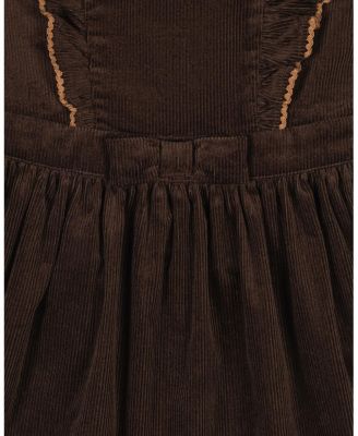 Girls' Organic Corduroy Ruffle Jumper - Baby, Little Kid, Big Kid