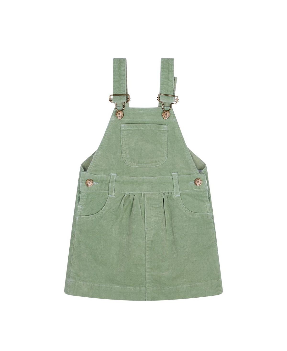 Dotty Dungarees Unisex Bright Red Cord Overall Dress