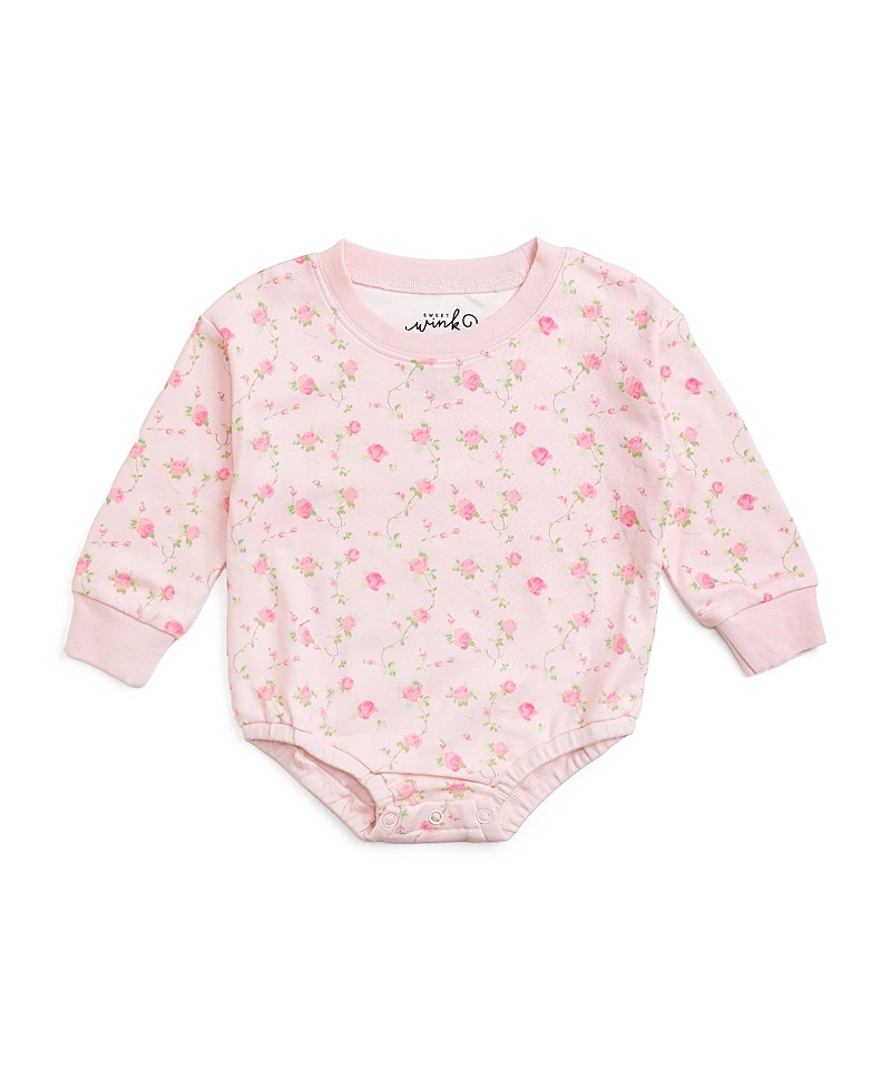 Sweet Wink Girls' Rose Long Sleeve Romper - Baby