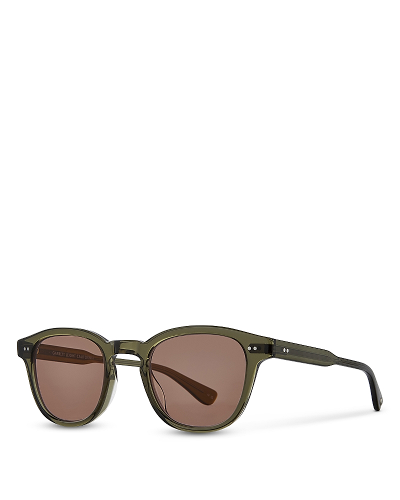 Garrett Leight Evan Sun Round Sunglasses, 46mm