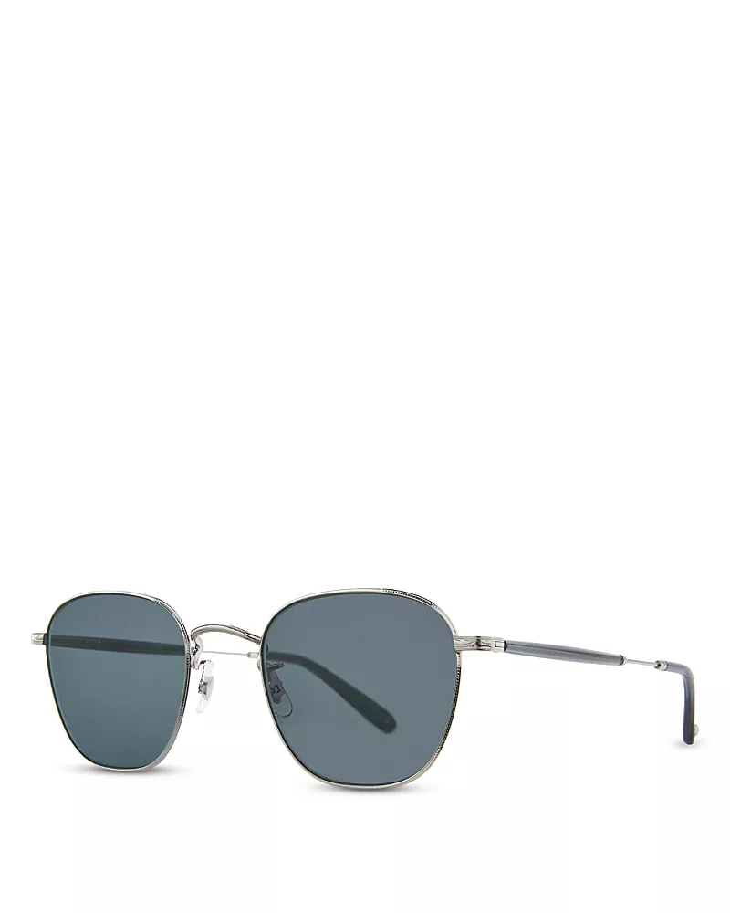 Garrett Leight World Sun Rounded Square Sunglasses, 49mm