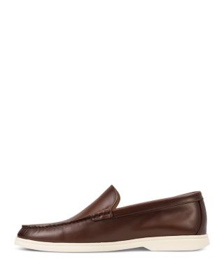 Men's Sienne Brown Leather Loafers