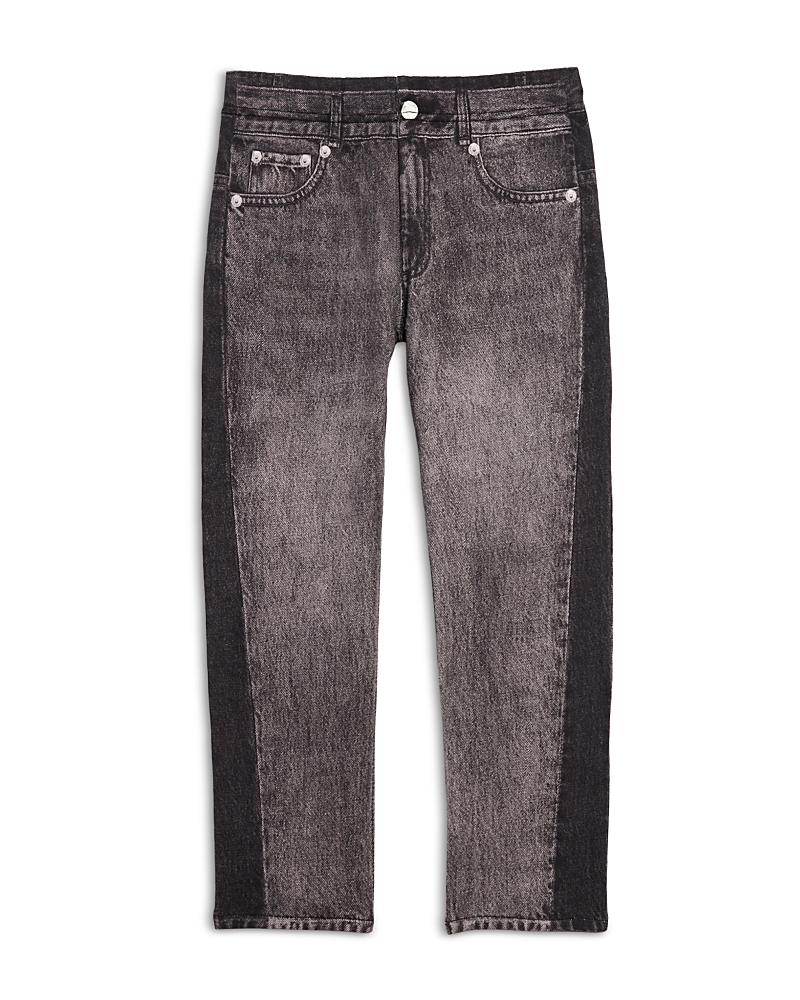 rag & bone Girls' Mini Miramar Terry Two Tone Wide Leg Jeans - Baby, Little Kid, Big Kid