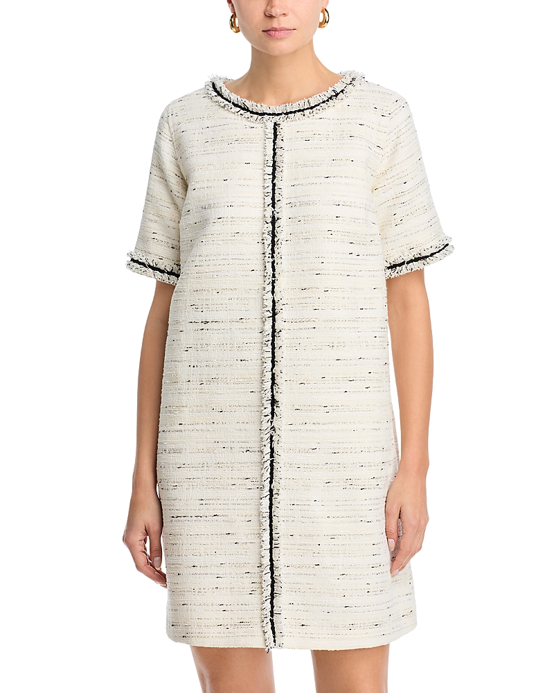 Caroline Rose Talia Fringe Trim Dress