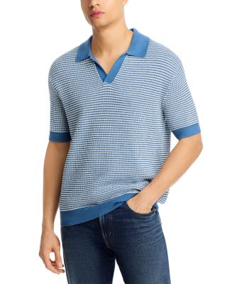 Johnny Collar Stripe Polo Shirt