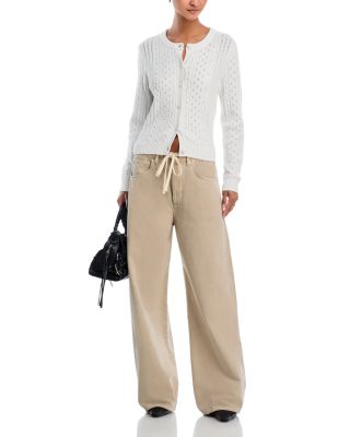 Pointelle Pearl Cardigan - Exclusive