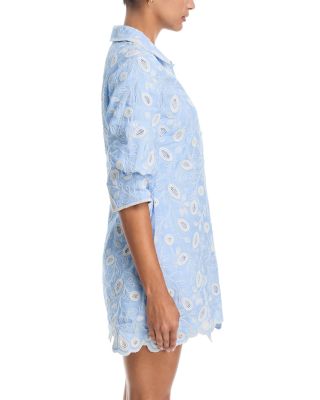 Freya Embroidered Mini Dress