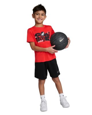 Boys' Multi Mesh Logo Shorts - Little Kid