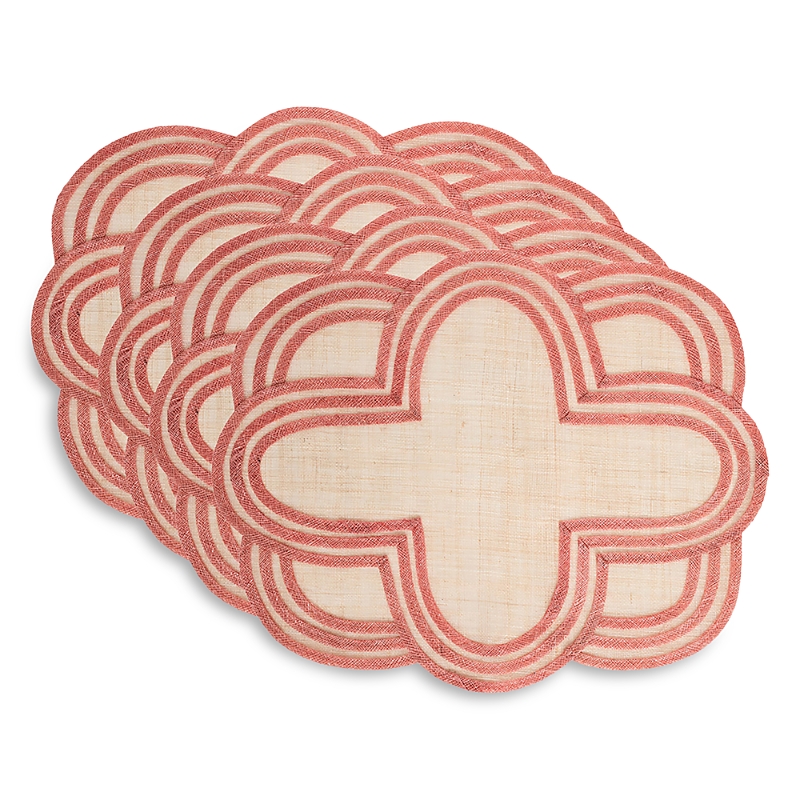 Juliska Scallop Stripe Placemat In Neutral