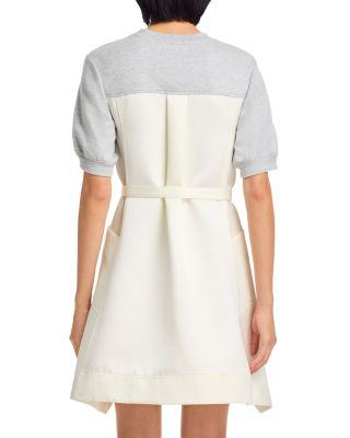 Elbow Sleeve Sweatshirt Dress