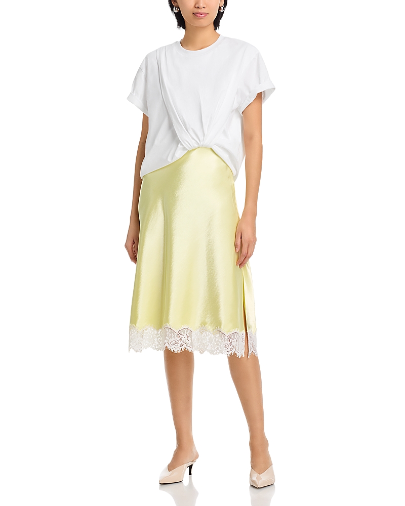 3.1 Phillip Lim Draped T Shirt Slip Combo Dress