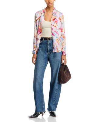 Tyler Printed Silk Blouse