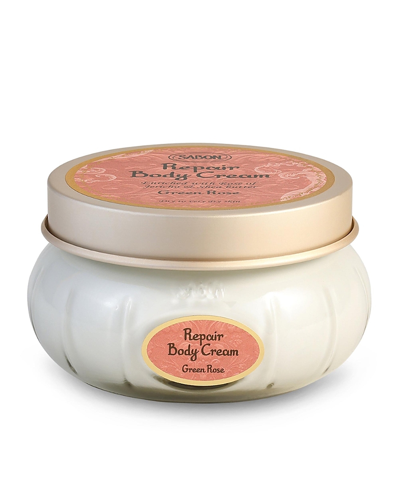 Sabon Green Rose Repair Jar Body Cream, 200Ml