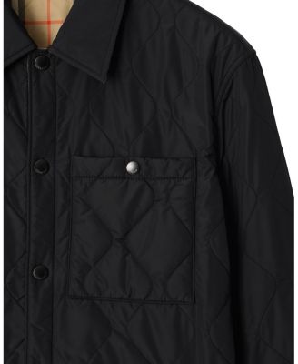 Reversible Quilted Nylon Overshirt