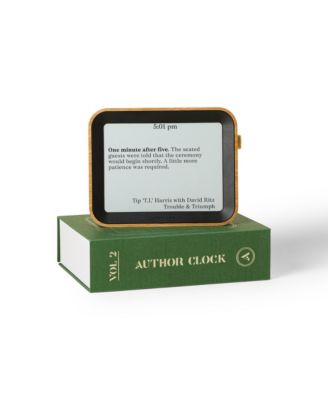  Literary Clock by Author Clock