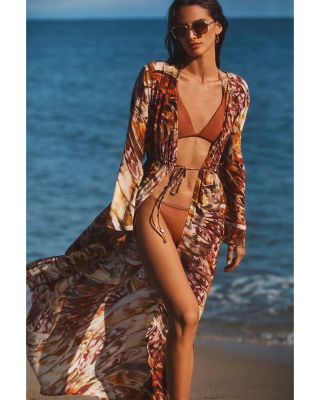 Annabelle Shimmer Triangle Bikini Top & Britt Shimmer Side Tie Swim Bottom