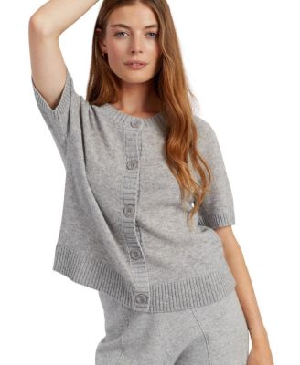  Women's Wool Cashmere Light Button Cardigan