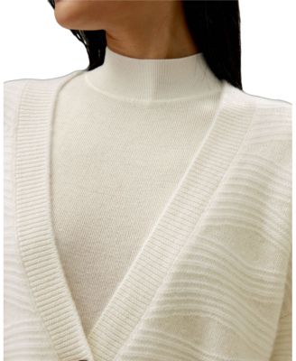  Water Ripple Cashmere Cardigan