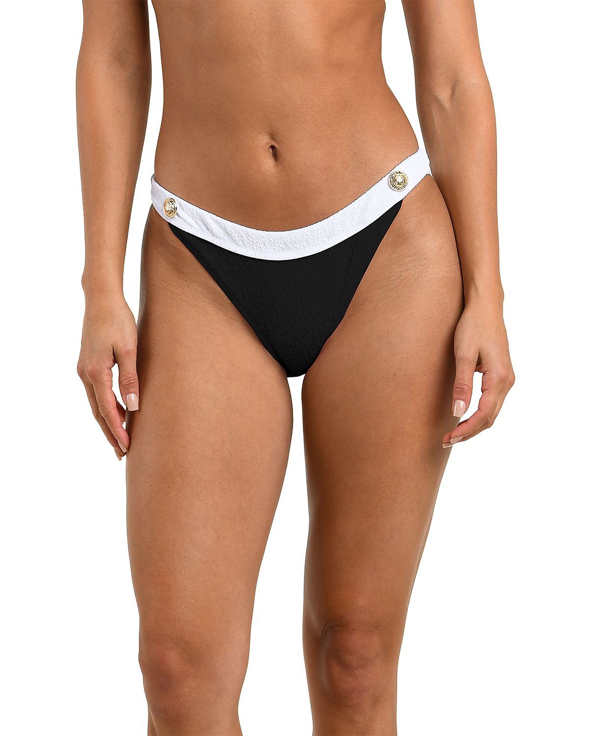 L'Agence Jean Colorblocked Chic Bikini Bottom