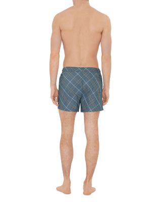 Relaxed Fit Check 4.1" Swim Shorts