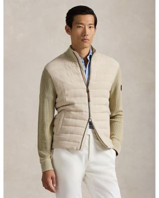Hybrid Linen Full Zip Sweater