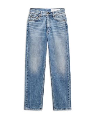 Harlowe Mid Rise Ankle Straight Jeans in Amity