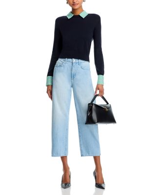 April Poplin Collar Pullover