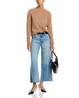 Anessa High Rise Raw Twisted Outseam Barrel Jeans in Enchante 