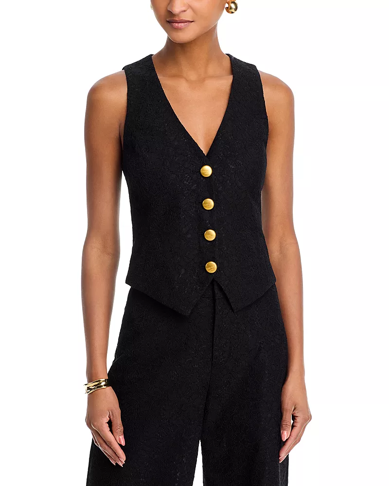 L'Agence Kino Bonded Lace Vest