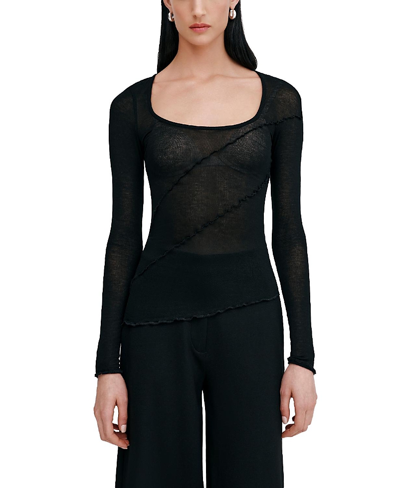 Marcella Melody Sheer Top