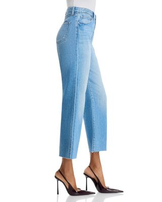 Wanda Mid Rise Cropped Wide Leg Jeans in Anaheim