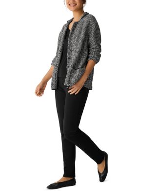 Notch Collar Knit Jacket