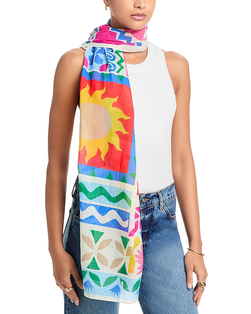 Echo Matisse Cut Square Scarf